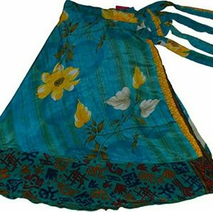 BRAND NEW Silk sari wrap skirts/dresses
